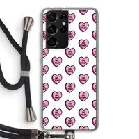 GIRL POWER: Samsung Galaxy S21 Ultra Transparant Hoesje met koord