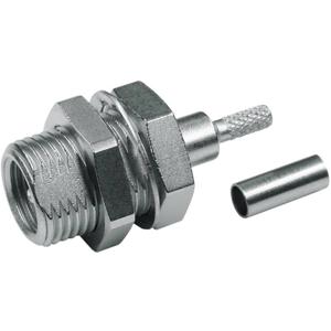 Telegärtner 100027727 100027727 FME-connector Stekker, inbouw verticaal 50 Ω 1 stuk(s)