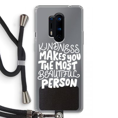 The prettiest: OnePlus 8 Pro Transparant Hoesje met koord