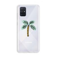 Palmboom: Galaxy A71 Transparant Hoesje