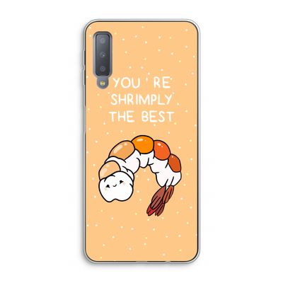 You're Shrimply The Best: Samsung Galaxy A7 (2018) Transparant Hoesje
