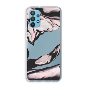 Roze stroom: Samsung Galaxy A32 4G Transparant Hoesje