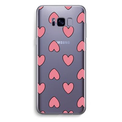 Ondersteboven verliefd: Samsung Galaxy S8 Plus Transparant Hoesje