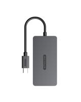 Sitecom CN-5013 interface hub USB 3.2 Gen 1 (3.1 Gen 1) Type-C 5000 Mbit/s Zwart, Grijs - thumbnail