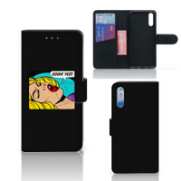 Huawei P20 Wallet Case met Pasjes Popart Oh Yes - thumbnail