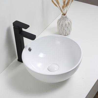 Waskom Opbouw Lorense Rond 38x38x15cm Wit