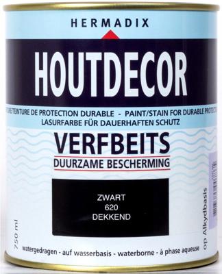 Houtdecor 620 zwart 750 ml - Hermadix