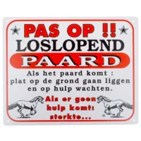 Bord: loslopend paard