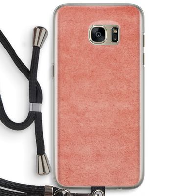 Marrakech Walls: Samsung Galaxy S7 Edge Transparant Hoesje met koord