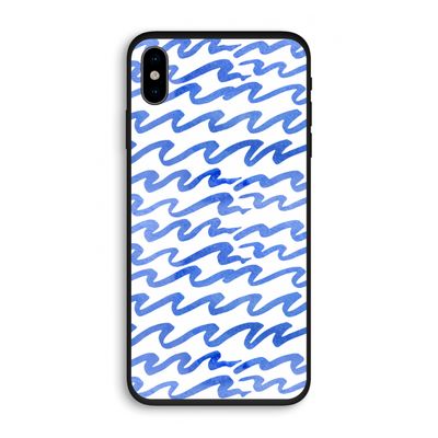 Blauwe golven: iPhone X Biologisch afbreekbaar hoesje