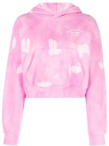 Sporty & Rich hoodie en coton Wellness à motif tie-dye - Rose