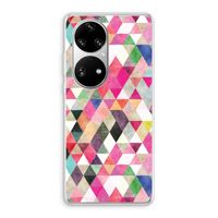 Gekleurde driehoekjes: Huawei P50 Pro Transparant Hoesje Gekleurde driehoekjes: Huawei P50 Pro Transparant Hoesje