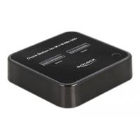 Delock 64177 USB-C Harde schijf-dockingstation Met clone-functie