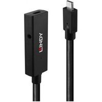 Lindy 43364 USB-kabel 5 m USB 3.2 Gen 2 (3.1 Gen 2) USB C Zwart