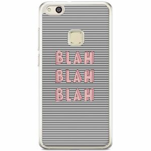 Huawei P10 Lite siliconen hoesje - Blah blah blah