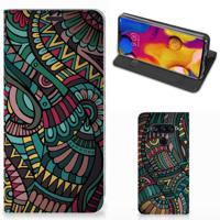 LG V40 Thinq | Hoesje met Magneet | Aztec