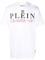 Philipp Plein t-shirt à logo imprimé - Blanc