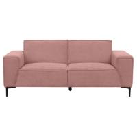 Leen Bakker - Bank Romy 2-zits - Curio - Stof - Roze - 90x195x78 Cm