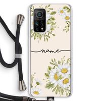 Daisies: Xiaomi Mi 10T 5G Transparant Hoesje met koord