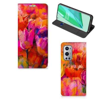 Bookcase OnePlus 9 Pro Tulips Bookcase OnePlus 9 Pro Tulips