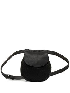 Bottega Veneta Pre-Owned sac banane en cuir Intrecciato (2012-2023) - Noir