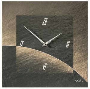 AMS W9519 Wandklok Leisteen