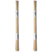 Nature Plantenstokken - 120x stuks - bamboe stokken - 30 cm - D3-3.5 mm