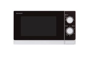 Sharp Home Appliances R-200WW Aanrecht Solo-magnetron 20 l 800 W Zwart, Wit