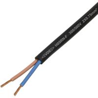 TRU COMPONENTS TC-13389160 Rubberkabel H05RN-F 2 x 0.75 mm² Zwart 100 m