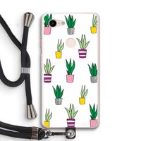 Sanseveria: Pixel 3 XL Transparant Hoesje met koord