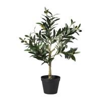 Kunst olijfboom - groen - 70 cm