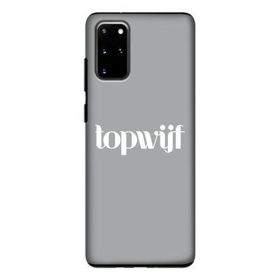 Topwijf Grijs Wit: Samsung Galaxy S20 Plus Tough Case