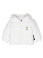 Moschino Kids doudoune à logo Teddy Bear - Blanc - thumbnail