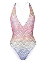 Missoni maillot de bain à motif de chevrons - Rose - thumbnail