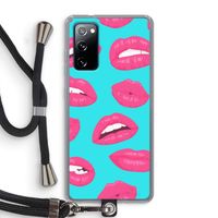 Bite my lip: Samsung Galaxy S20 FE / S20 FE 5G Transparant Hoesje met koord