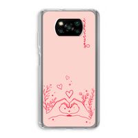 Love is in the air: Xiaomi Poco X3 Pro Transparant Hoesje
