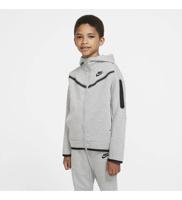 Nike Tech Fleece Trainingsjack Kids Grijs - Maat 128 - Kleur: Grijs | Soccerfanshop