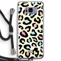 Leopard pattern: Samsung Galaxy S8 Plus Transparant Hoesje met koord