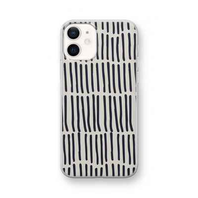 Moroccan stripes: iPhone 12 mini Transparant Hoesje