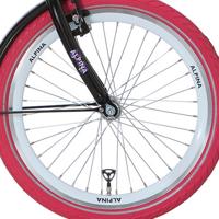 Alpina voorwiel 20 j19db paars zink spk