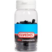 Elvedes kabelhoedje 4,3mm pvc zwart sealed (100st)