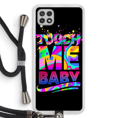 Touch Me: Samsung Galaxy A22 4G Transparant Hoesje met koord