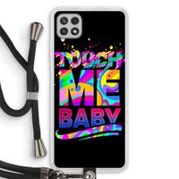 Touch Me: Samsung Galaxy A22 4G Transparant Hoesje met koord