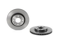 Remschijf COATED DISC LINE BREMBO, Remschijftype: Binnen geventileerd: , u.a. für Renault, Dacia, Nissan, Lada - thumbnail