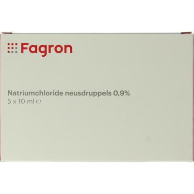 Fagron Natriumchloride neusdruppels 0.9% 10ml