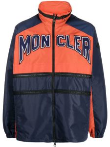 Moncler coupe-vent Copernicus à design colour block - Bleu