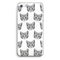 Kitten: iPhone 5 / 5S / SE Transparant Hoesje Kitten: iPhone 5 / 5S / SE Transparant Hoesje