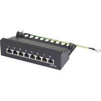 Renkforce 8 poorten Netwerkpatchbox CAT 6 1 HE Ingericht