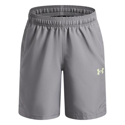 Under Armour Tech Utility Woven Trainingsbroekje Kids Donkergrijs Lichtgroen