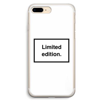 Limited edition: iPhone 7 Plus Transparant Hoesje